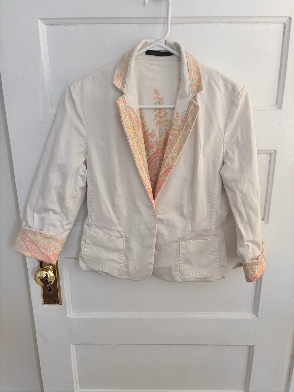 Elie Tahari 2 colour Paisley Blazer